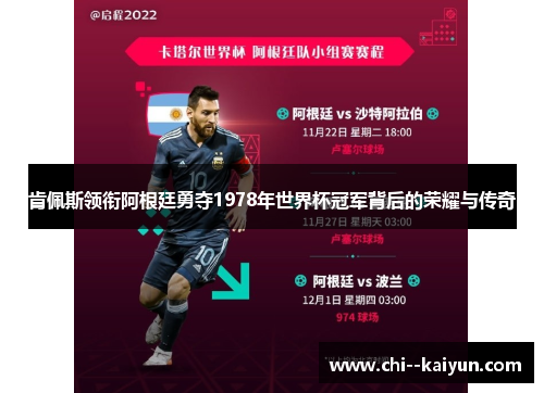 肯佩斯领衔阿根廷勇夺1978年世界杯冠军背后的荣耀与传奇 肯佩斯领衔阿根廷勇夺1978年世界杯冠军背后的荣耀与传奇