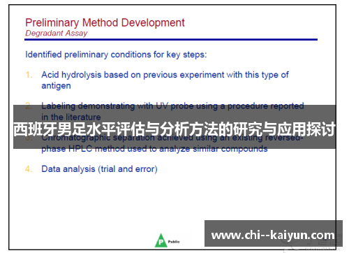 西班牙男足水平评估与分析方法的研究与应用探讨 西班牙男足水平评估与分析方法的研究与应用探讨